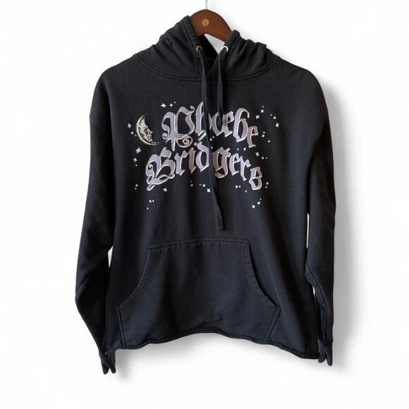 Phoebe Bridgers Gothic Moon Hoodie Large Black Vintage Graphic - Picture 1 of 6